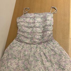 NWT Floral Hollister Mini Dress - XS